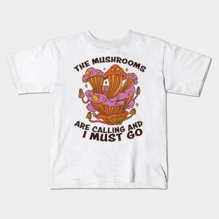 Mushroom Shirt Design - Unique Fungi Design for Mushroom Lovers Kids T-Shirt